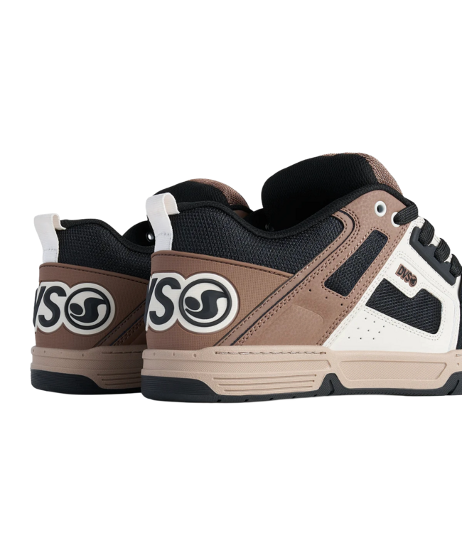 DVS MENS COMANCHE SHOE BLACK/TAUPE/BROWN