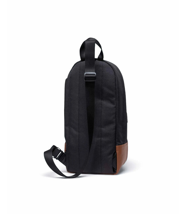 HERSCHEL HERITAGE SHOULDER BAG BLACK/TAN
