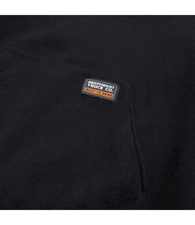 INDEPENDENT MENS BUILT TO GRIND WORK PULLOVER HOOD BLACK