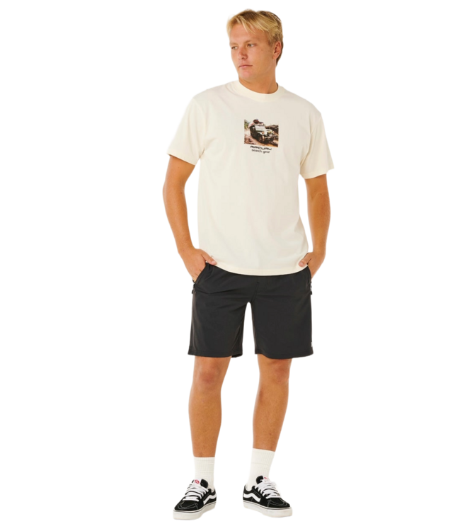 RIP CURL MENS SEARCH RIG SS TEE (3021) BONE