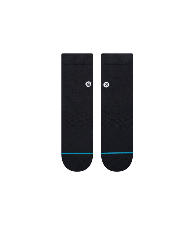STANCE MENS ICON QUARTER SOCKS BLACK