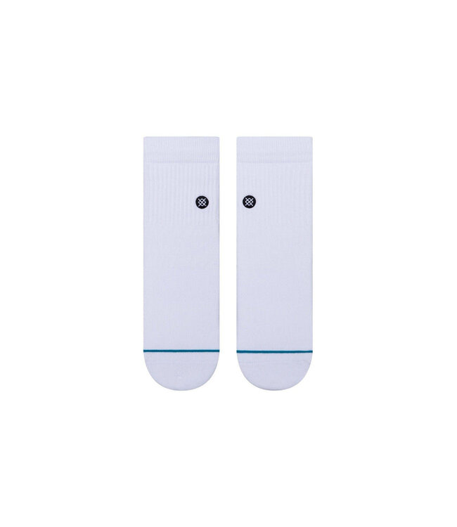 STANCE MENS ICON QUARTER SOCKS WHITE