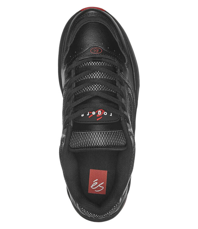 ES MENS TJ ROGERS SHOES BLACK/RED