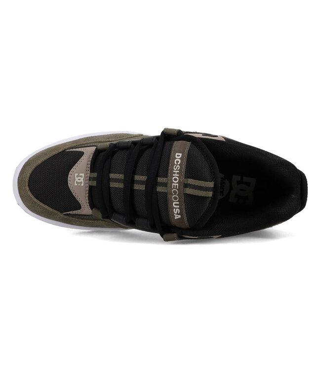DC MENS KALYNX ZERO S SHOES DARK GREY/OLIVE/TAUPE