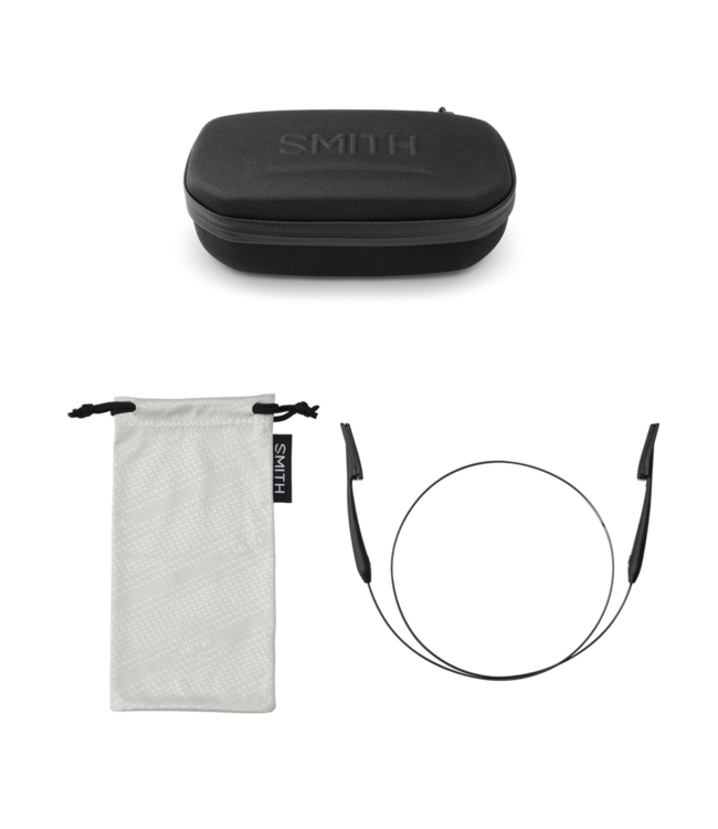 SMITH GUIDES CHOICE MATTE BLACK SUNGLASSES w/ CHROMAPOP POLAR GREY GREEN