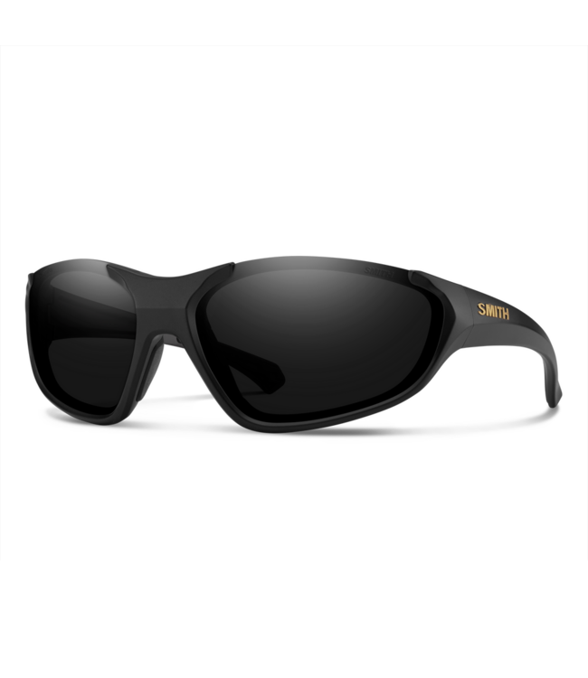 SMITH SLIDERS MATTE BLACK SUNGLASSES w/ CHROMAPOP BLACK