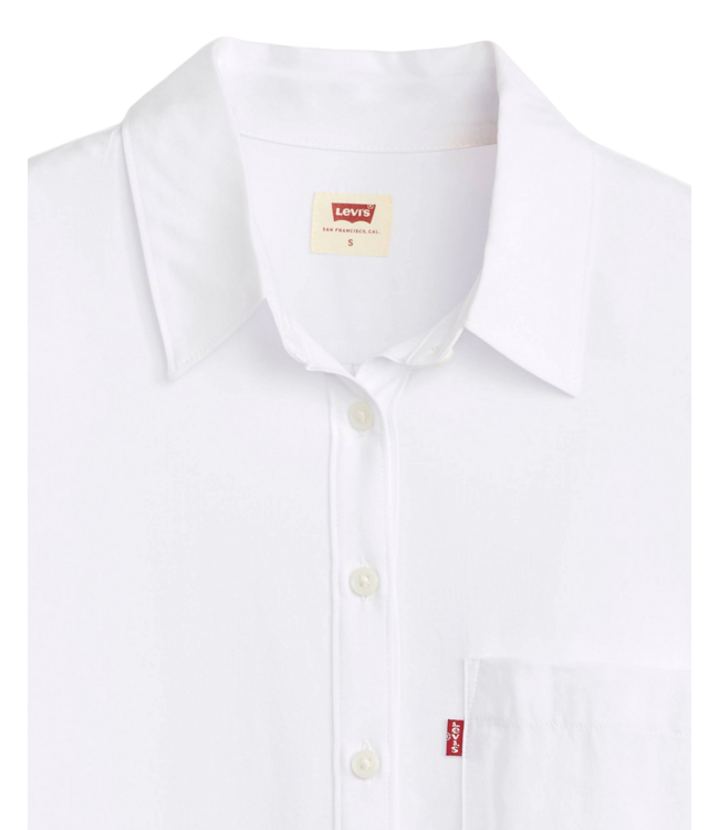 LEVIS WOMENS DARLENE UTILITY LONG SLEEVE SHIRT (025) RIVINGTON STRIPE