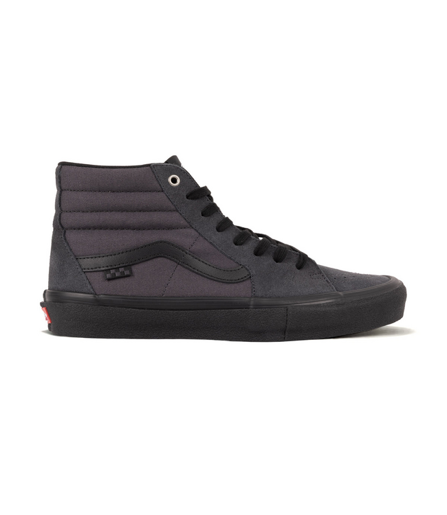 VANS MENS SKATE SK8-HI SHOE (Y01) CHARCOAL/BLACK