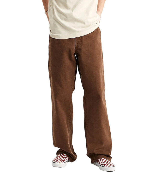 VANS MENS DRILL CHORE LOOSE CARPENTER PANT VINTAGE COCOA