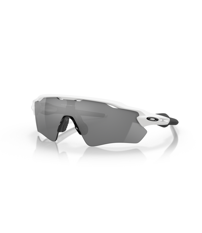 OAKLEY RADAR EV PATH POLISHED WHITE SUNGLASSES w/ PRIZM BLACK POLAR