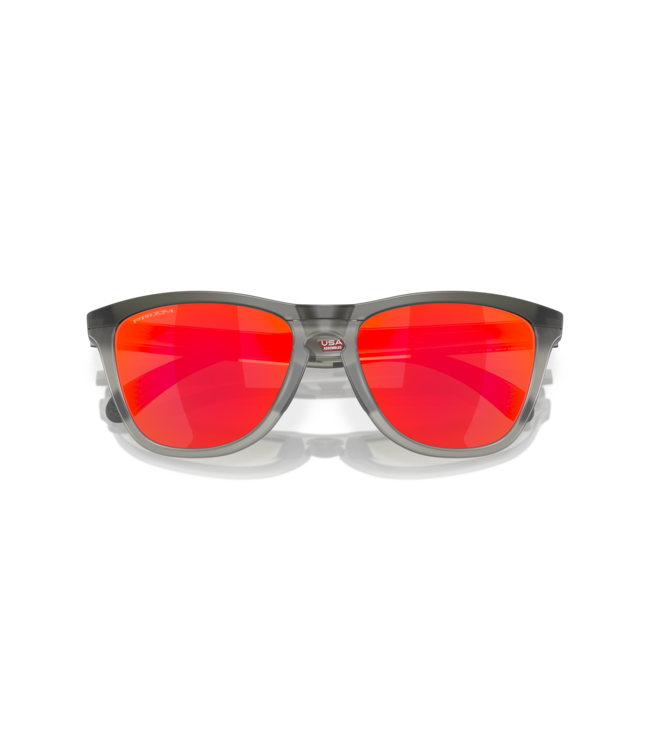 OAKLEY FROGSKINS RANGE GREY SMOKE SUNGLASSES w/ PRIZM RUBY