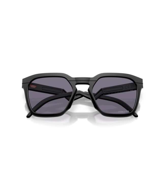 OAKLEY HSTN SQ MATTE BLACK SUNGLASSES w/ PRIZM GREY