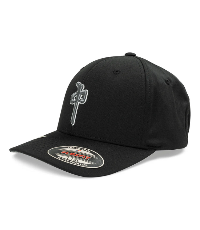 RDS MENS DELTA OG PUFFY FLEXFIT HAT BLACK/GREY
