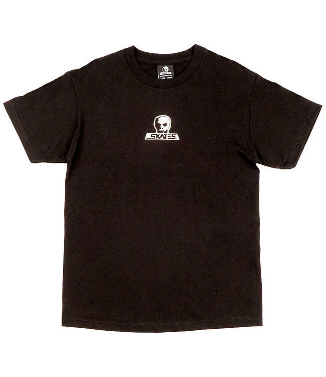 SKULL SKATES MENS SKULL LOGO SHORT SLEEVE TEE BLACK