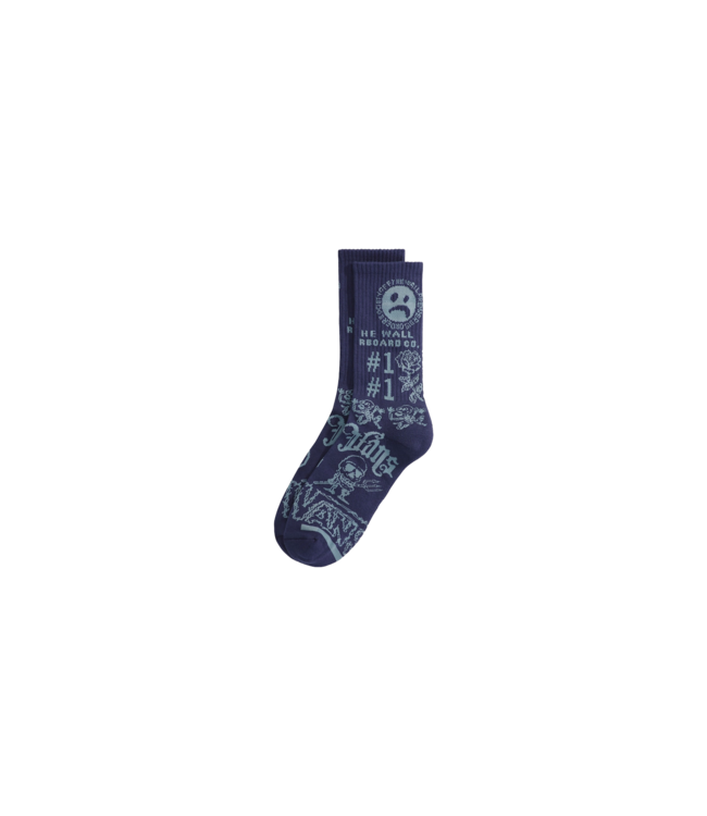 VANS MENS EMORY CREW SOCKS (EMT) DEEP TWILIGHT