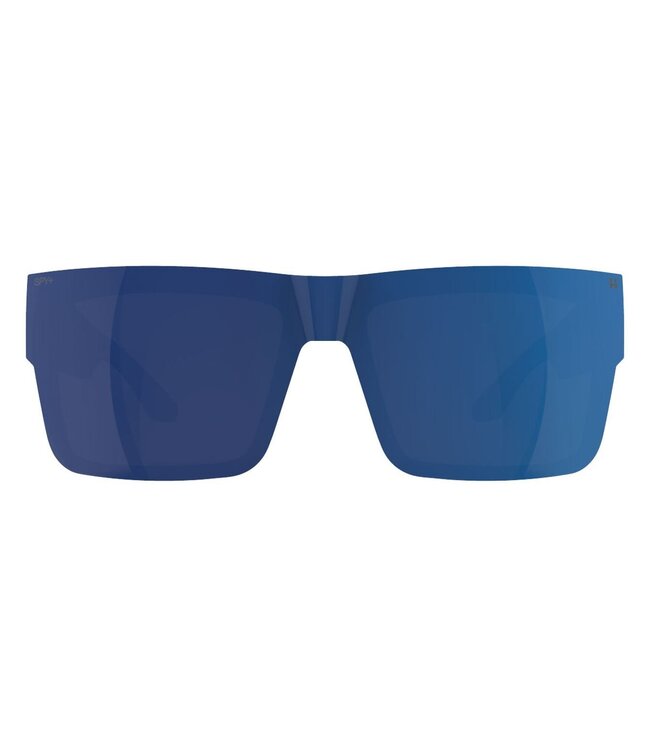 SPY CYRUS SWITCH TRANSLUCENT GUNMETAL SUNGLASSES w/ HAPPY GREY GREEN BLUE MIRROR