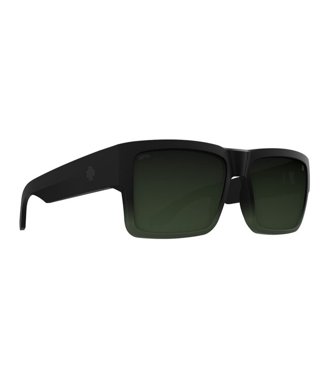 SPY CYRUS SOFT MATTE OLIVE FADE SUNGLASSES w/ HAPPY BRONZE OLIVE MIRROR