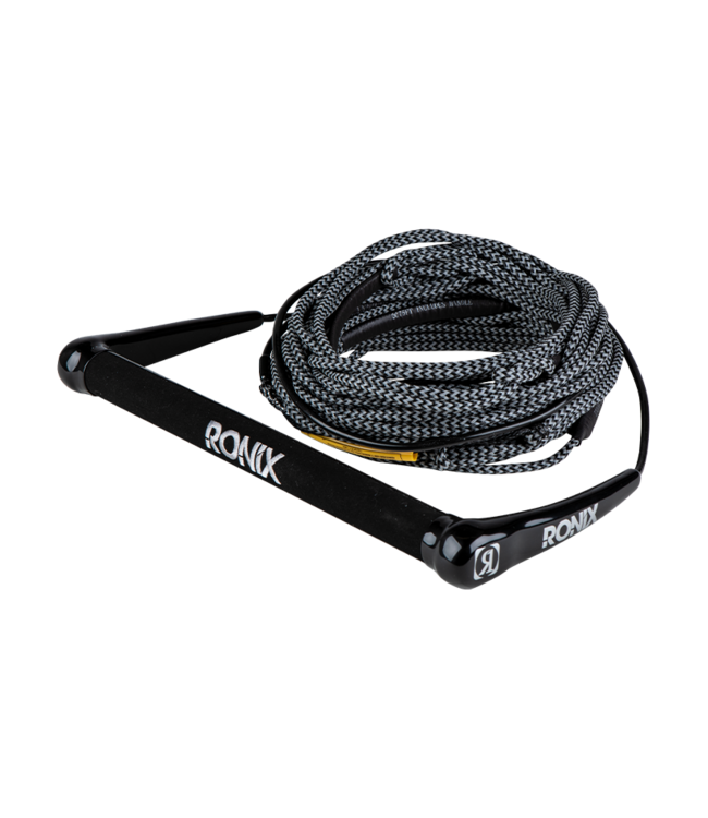 RONIX SURF ROPE 3.0 HIDE GRIP 70' 4-SECTION ROPE AND HANDLE COMBO BLACK 2026
