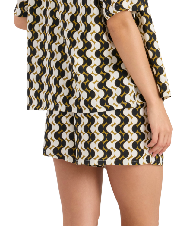 VOLCOM WOMENS SOLAR FLARE STONE SHORT BLACK/NATURAL