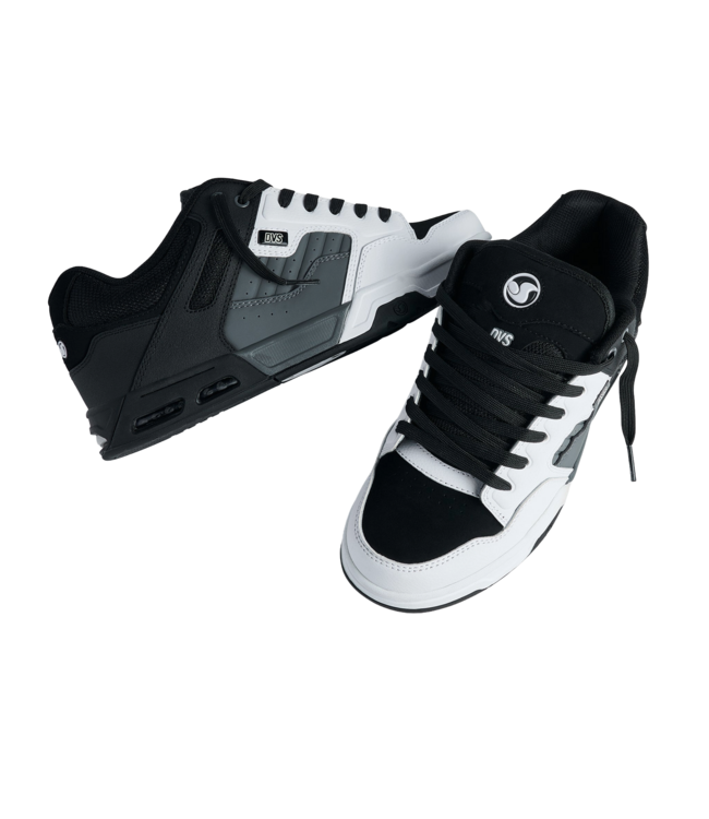 DVS MENS ENDURO HEIR SHOES WHITE/BLACK/GREY LEATHER