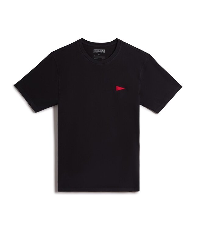 FLORENCE MENS BURGEE SHORT SLEEVE TEE BLACK