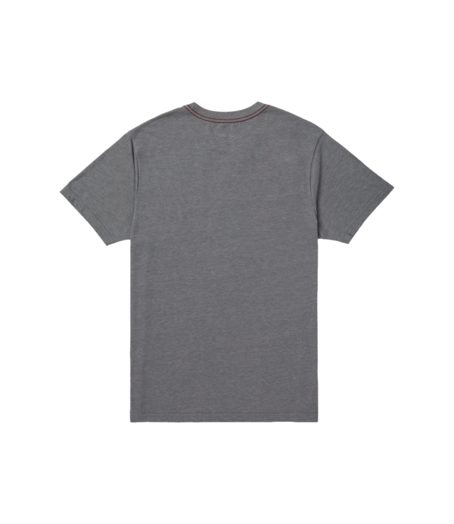 RVCA MENS HARVESTER SHORT SLEEVE TEE SMOKE
