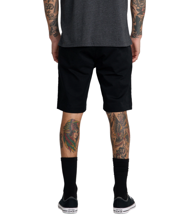 RVCA MENS WEEKEND STRETCH SHORT 20" BLACK