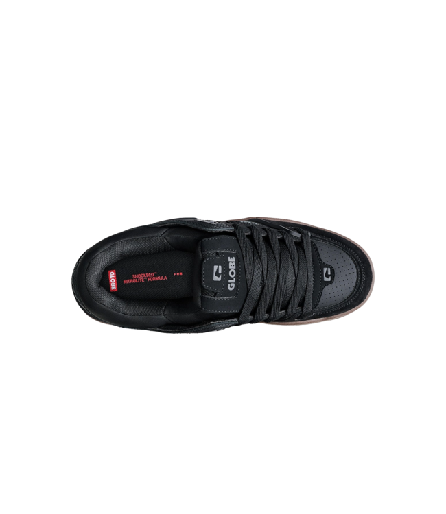 GLOBE MENS FUSION SHOES BLACK/TOBACCO GUM