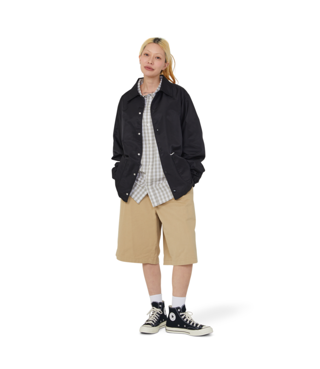 HUF MENS 89 COACHES JACKET BLACK/WHITE
