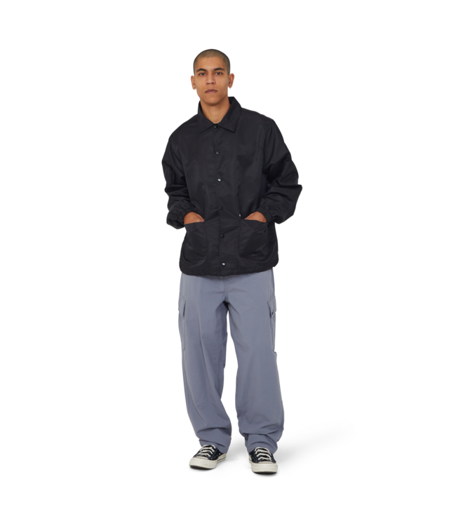 HUF MENS 89 COACHES JACKET BLACK/WHITE