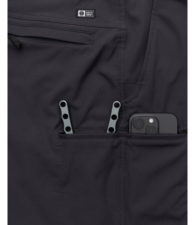 SALTY CREW MENS TRANSOM TECH SHORT HYBRID SHORT PHANTOM