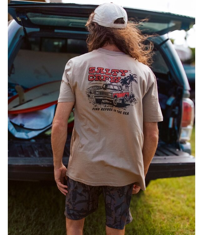 SALTY CREW MENS TRUCK STOP CLASSIC SHORT SLEEVE TEE TWIG