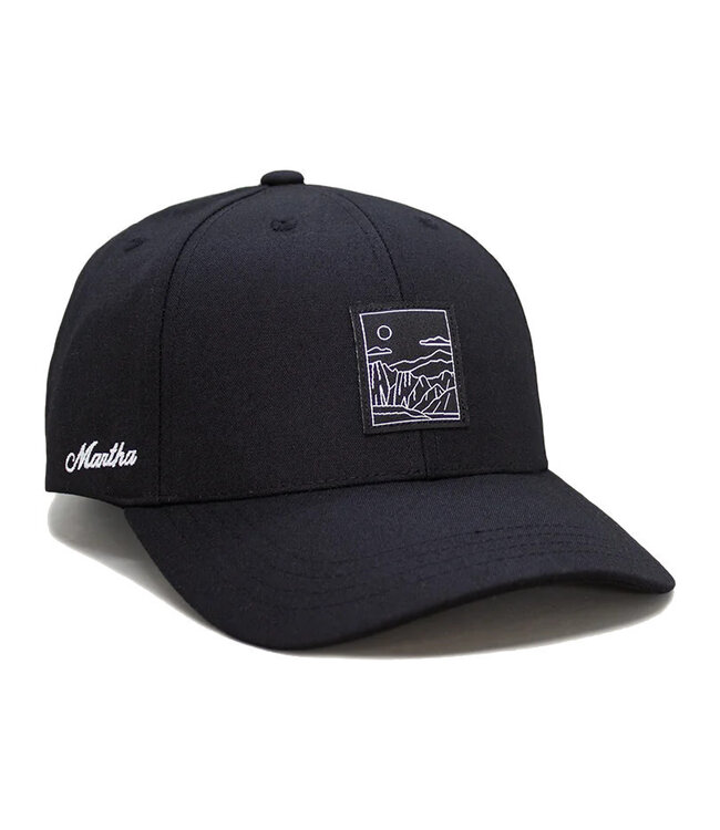 MARTHA MENS VALLE BASEBALL HAT BLACK