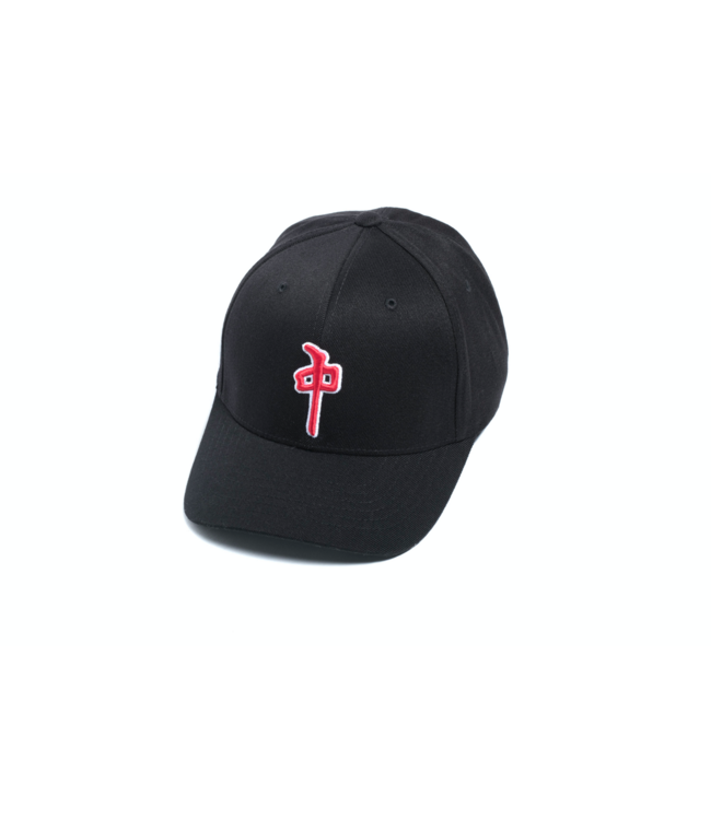 RDS MENS OG PUFFY FLEXFIT HAT BLACK/RED
