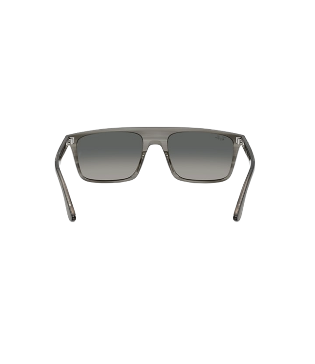RAY-BAN RB2222 SUNGLASSES STRIPED GREY w/ GRAD GREY