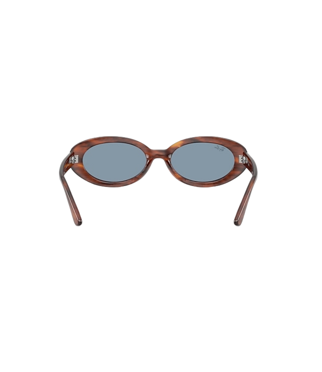 RAY-BAN RB2223 SUNGLASSES STRIPED HAVANA w/ BLUE