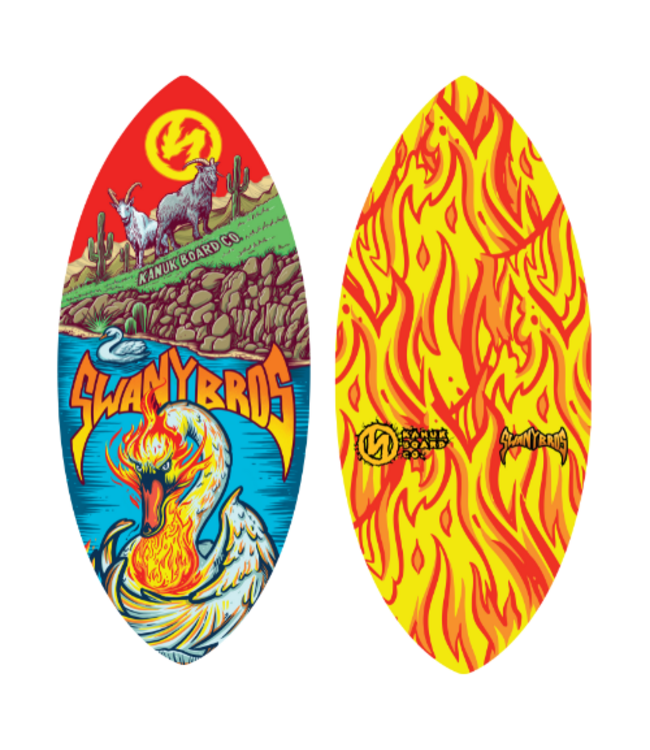 KANUK VEDDER CARBON PRO WAKE SURF BOARD - SWANY FIRE 2026