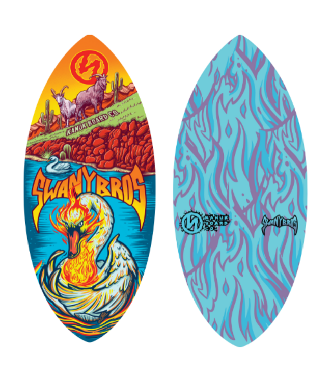KANUK VEDDER CARBON PRO WAKE SURF BOARD - SWANY ICE 2026