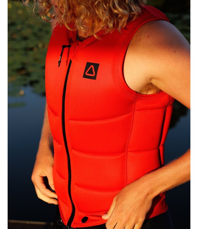 FOLLOW MENS CORP VEST RED/GREY 2026