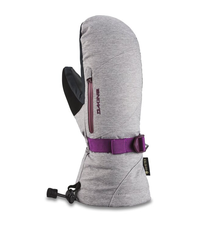 DAKINE WOMENS LEATHER SEQUOIA GORE-TEX MITT SILVER GREY 2026