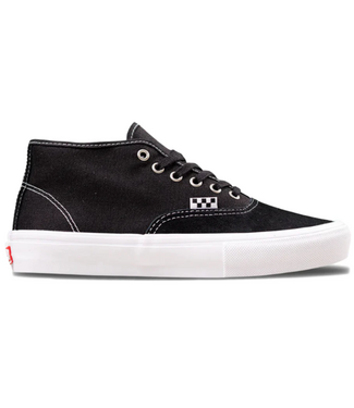 VANS VANS MENS SKATE AUTHENTIC MID SHOES (Y28) BLACK/WHITE