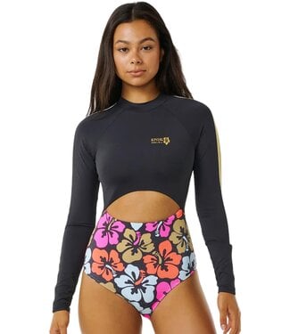 RIP CURL RIP CURL WOMENS HIBISCUS HEAT SPLICE SURF SUIT