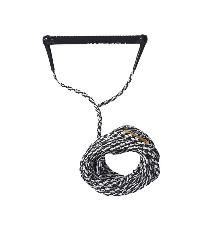 FOLLOW THE BASIC PACKAGE w/ 15" HANDLE 65FT ROPE BLACK/WHITE 2026