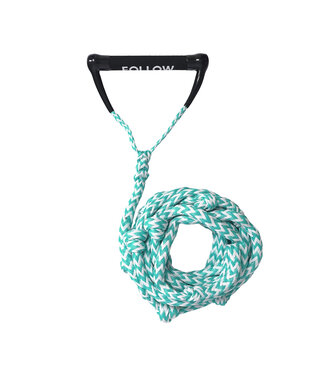 FOLLOW SURF PACKAGE w/ 13" HANDLE 24FT ROPE TEAL 2026