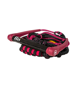 RONIX RONIX WOMENS BUNGEE SURF ROPE W/ 11" HANDLE w/ 25FT 4 SECT - MERLOT 2026