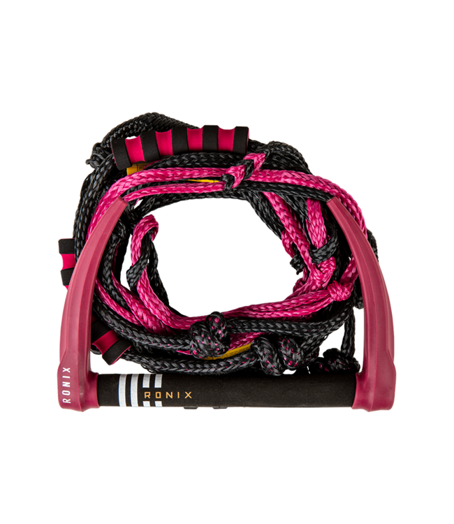 RONIX WOMENS BUNGEE SURF ROPE W/ 11" HANDLE w/ 25FT 4 SECT - MERLOT 2026