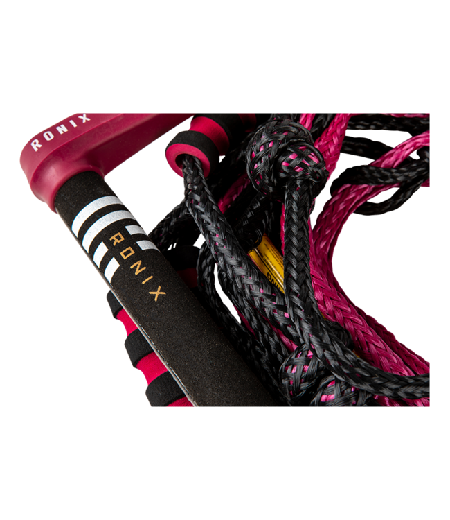 RONIX WOMENS BUNGEE SURF ROPE W/ 11" HANDLE w/ 25FT 4 SECT - MERLOT 2026