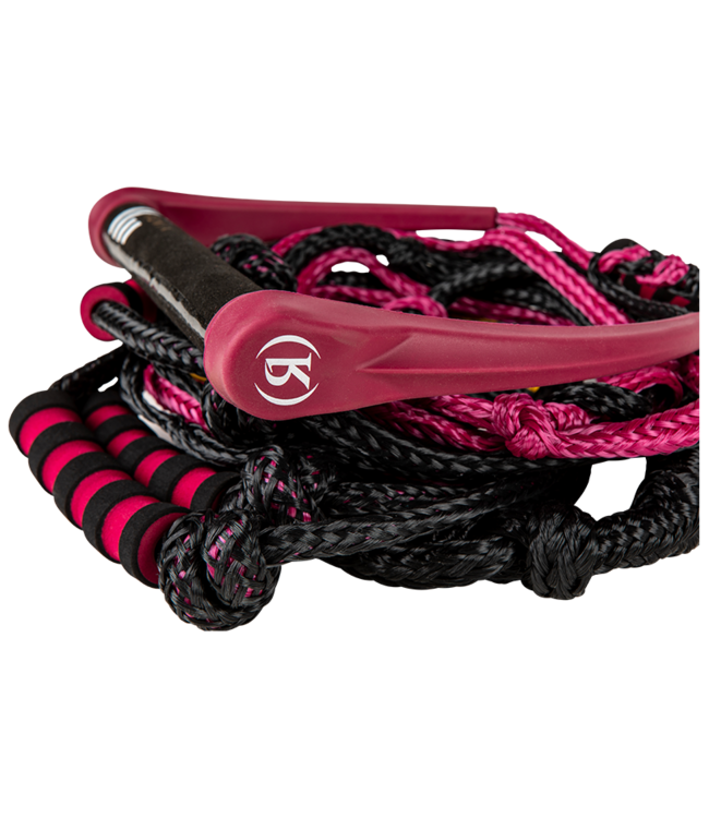 RONIX WOMENS BUNGEE SURF ROPE W/ 11" HANDLE w/ 25FT 4 SECT - MERLOT 2026