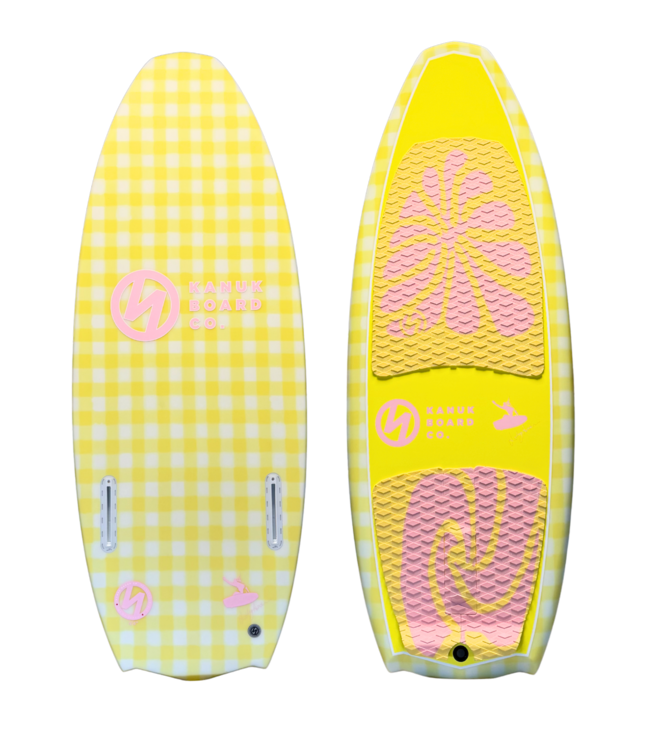 KANUK LILY PRO WAKE SURF BOARD - YELLOW PICNIC 2026