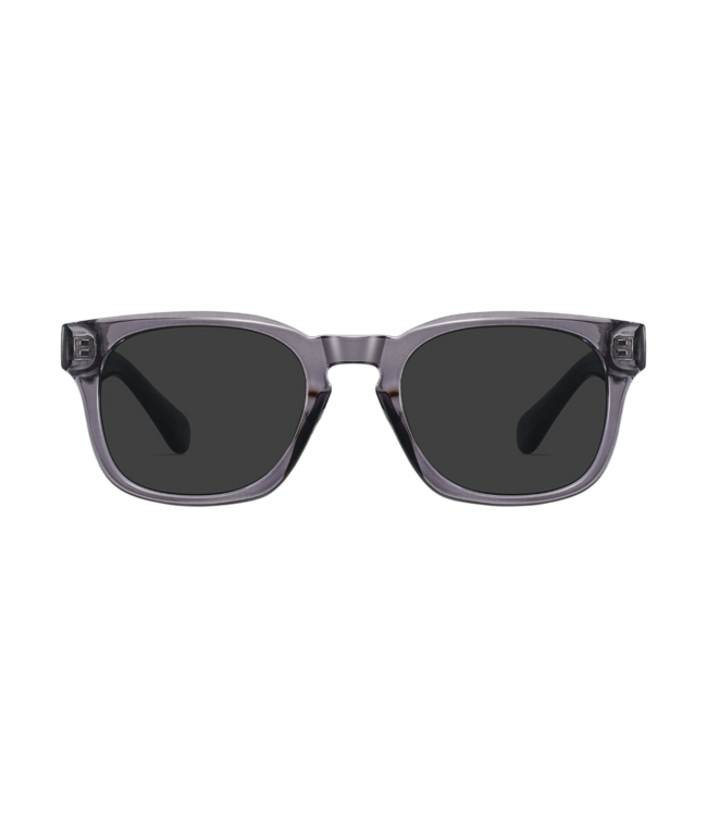 ASHBURY REMY TRANSPARENT GREY SUNGLASSES w/ GREY LENS